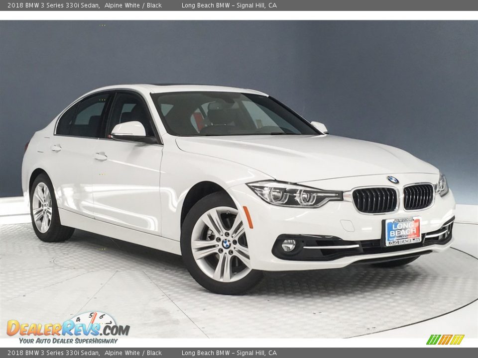 2018 BMW 3 Series 330i Sedan Alpine White / Black Photo #12