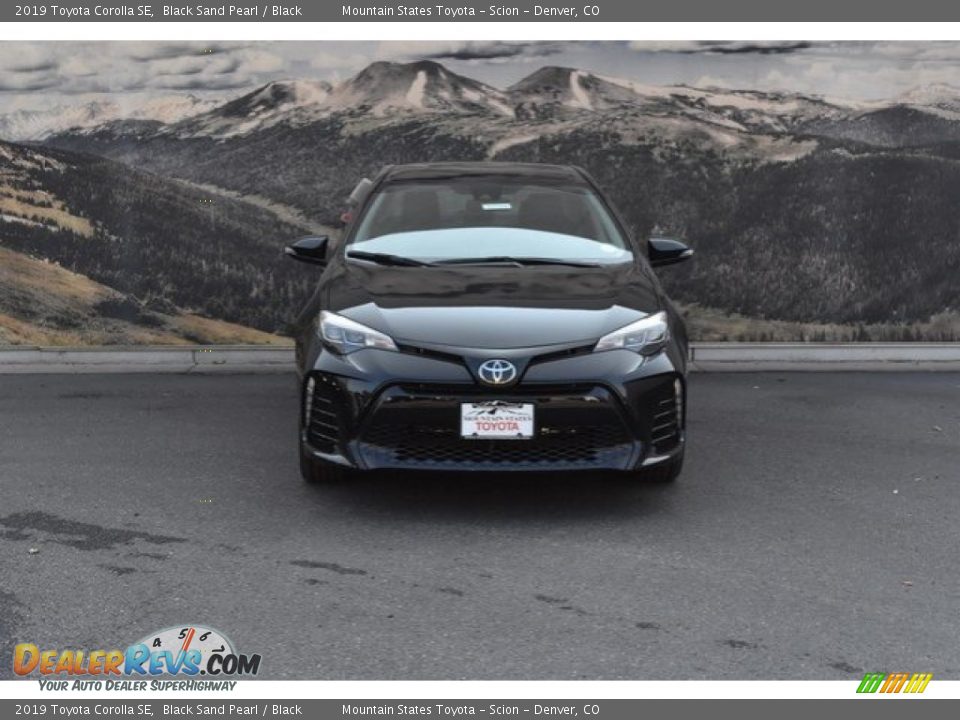 2019 Toyota Corolla SE Black Sand Pearl / Black Photo #2