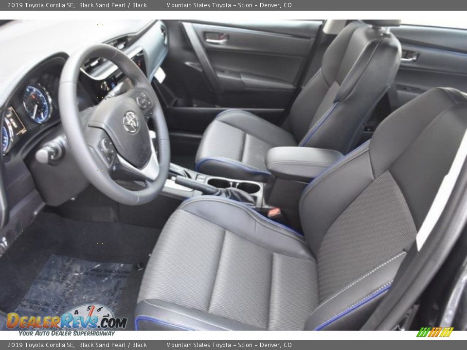 2019 Toyota Corolla SE Black Sand Pearl / Black Photo #6