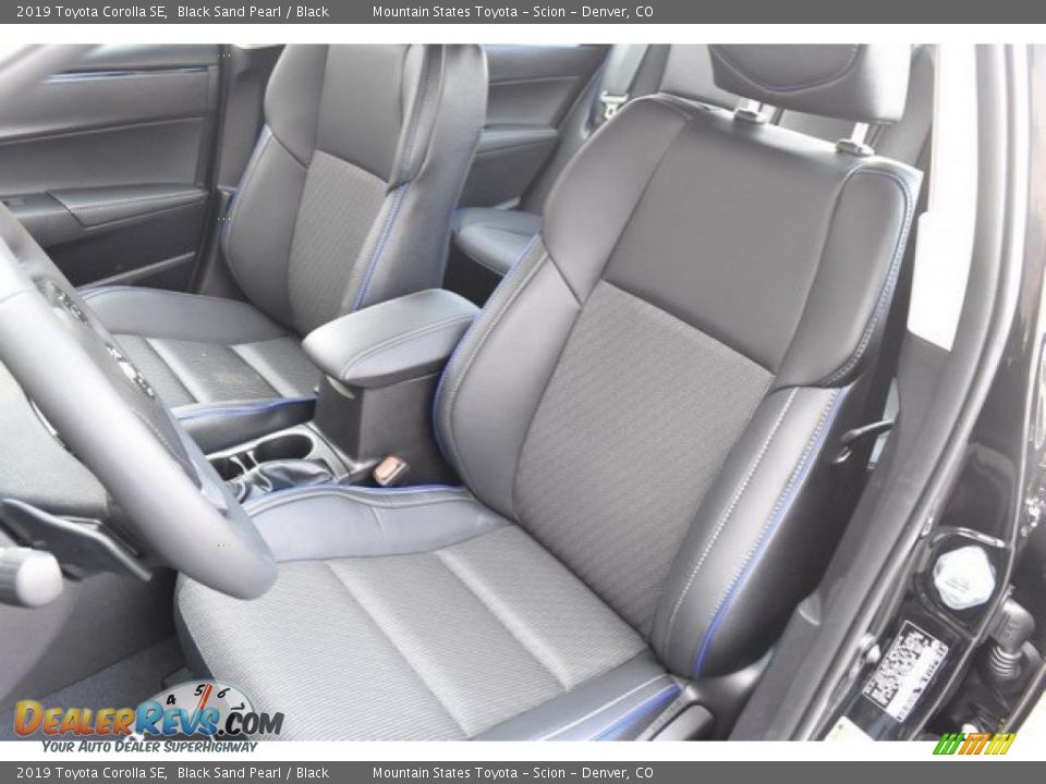 2019 Toyota Corolla SE Black Sand Pearl / Black Photo #7