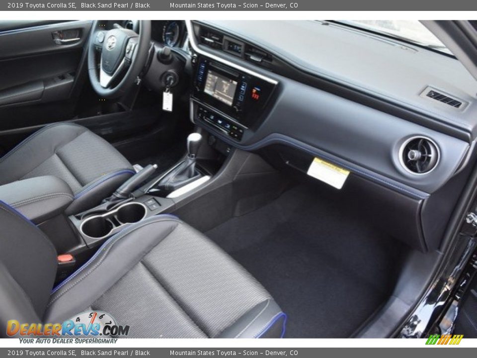 2019 Toyota Corolla SE Black Sand Pearl / Black Photo #10