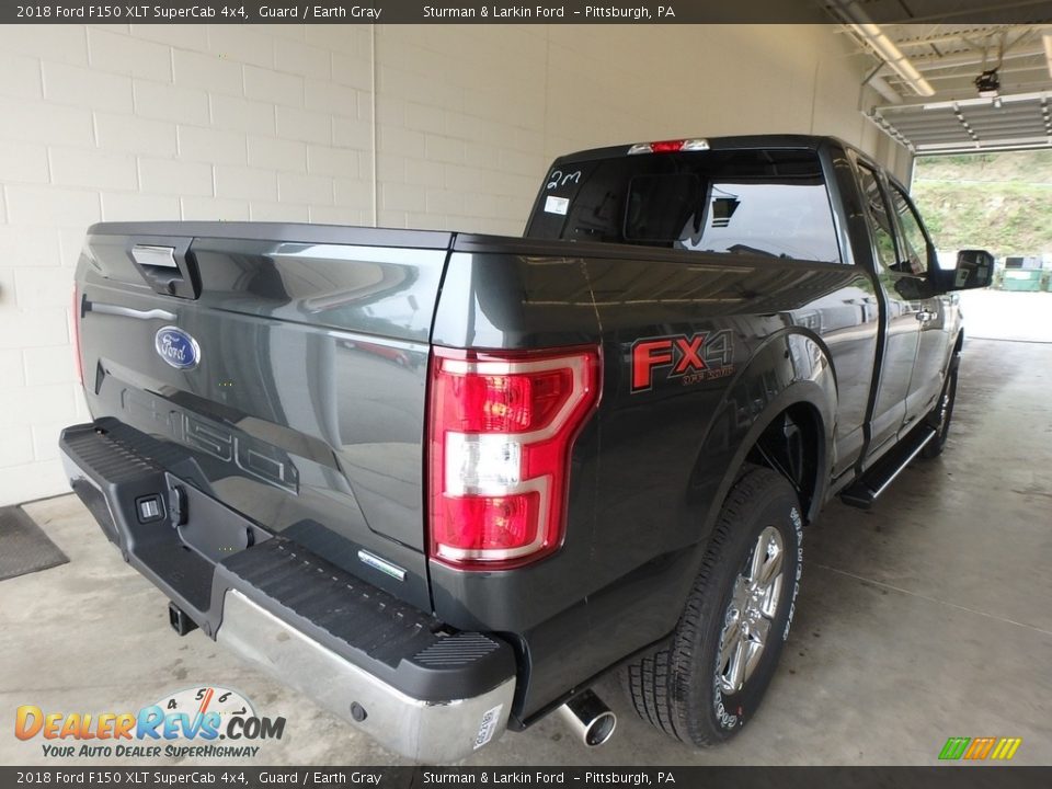2018 Ford F150 XLT SuperCab 4x4 Guard / Earth Gray Photo #2