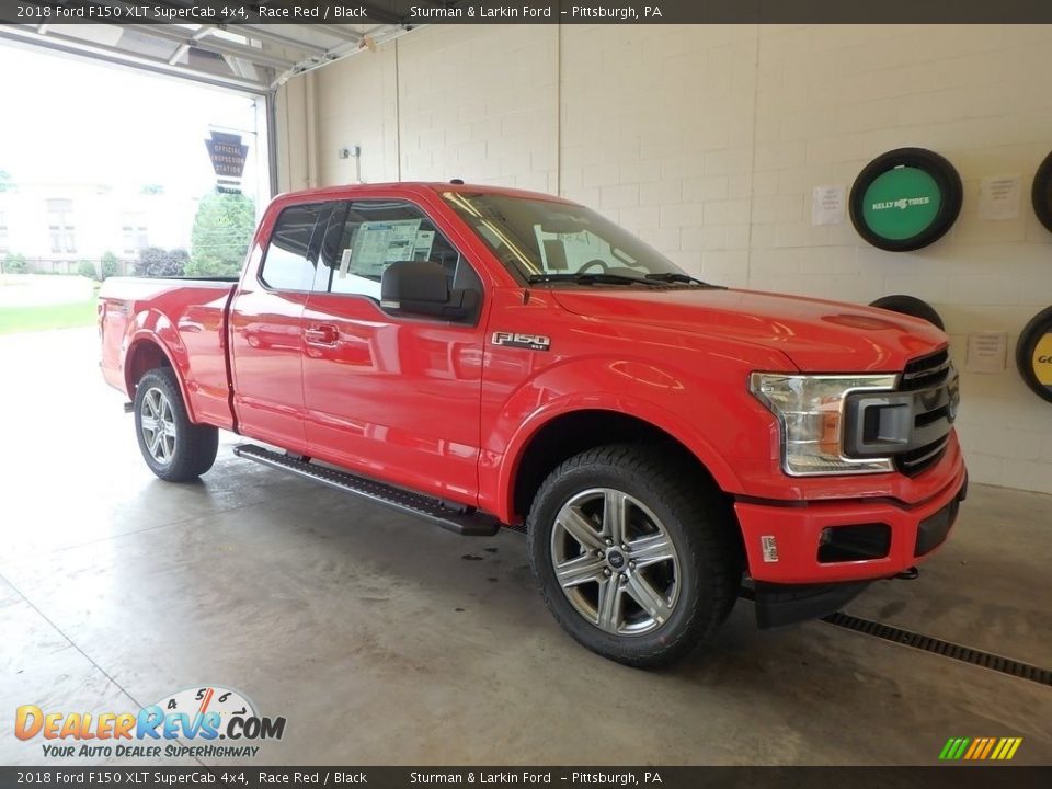 2018 Ford F150 XLT SuperCab 4x4 Race Red / Black Photo #1