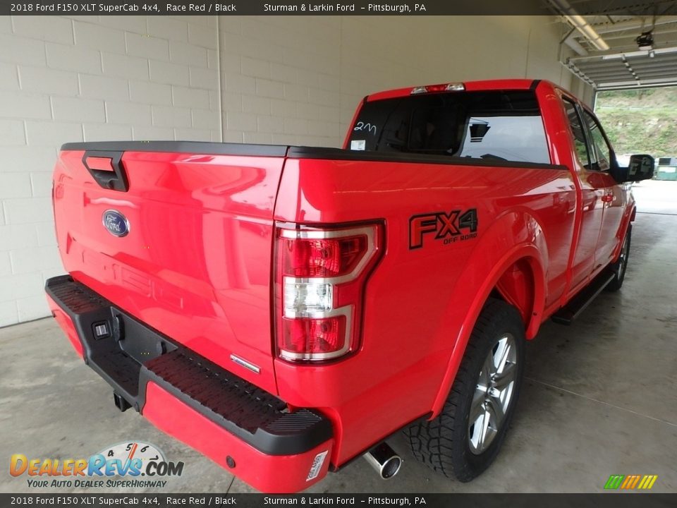 2018 Ford F150 XLT SuperCab 4x4 Race Red / Black Photo #2