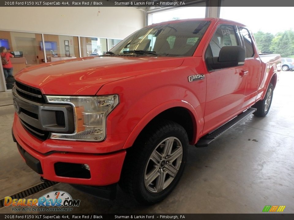 2018 Ford F150 XLT SuperCab 4x4 Race Red / Black Photo #4