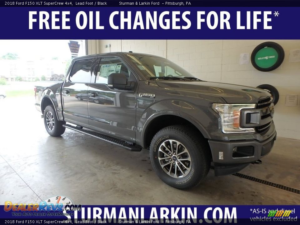 2018 Ford F150 XLT SuperCrew 4x4 Lead Foot / Black Photo #1