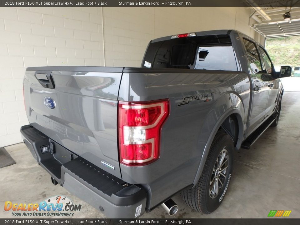 2018 Ford F150 XLT SuperCrew 4x4 Lead Foot / Black Photo #2