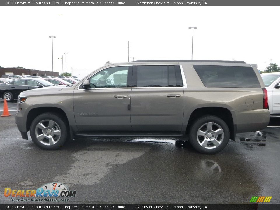2018 Chevrolet Suburban LS 4WD Pepperdust Metallic / Cocoa/­Dune Photo #2