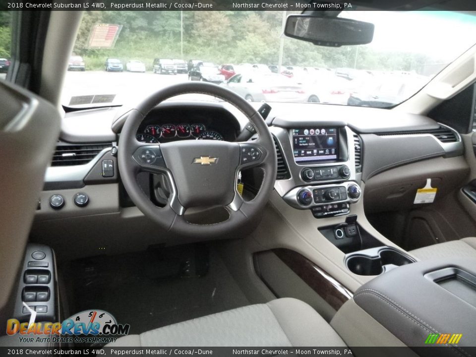 2018 Chevrolet Suburban LS 4WD Pepperdust Metallic / Cocoa/­Dune Photo #12