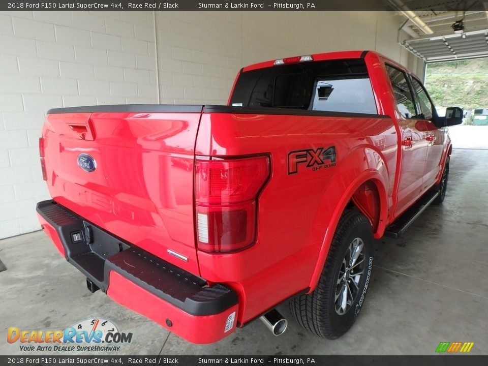 2018 Ford F150 Lariat SuperCrew 4x4 Race Red / Black Photo #2