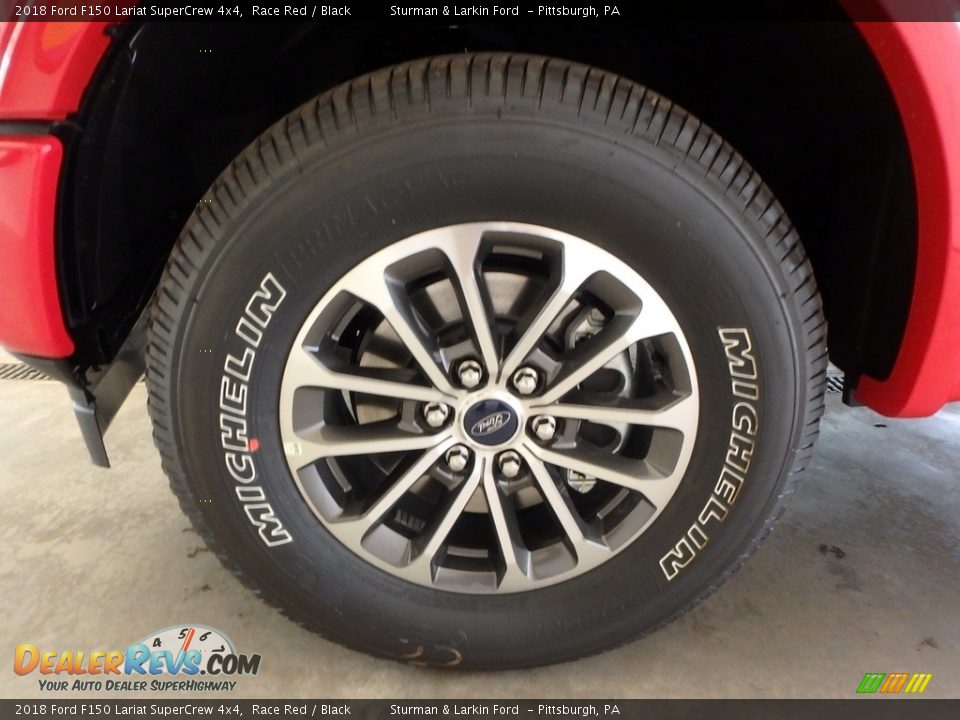 2018 Ford F150 Lariat SuperCrew 4x4 Race Red / Black Photo #5