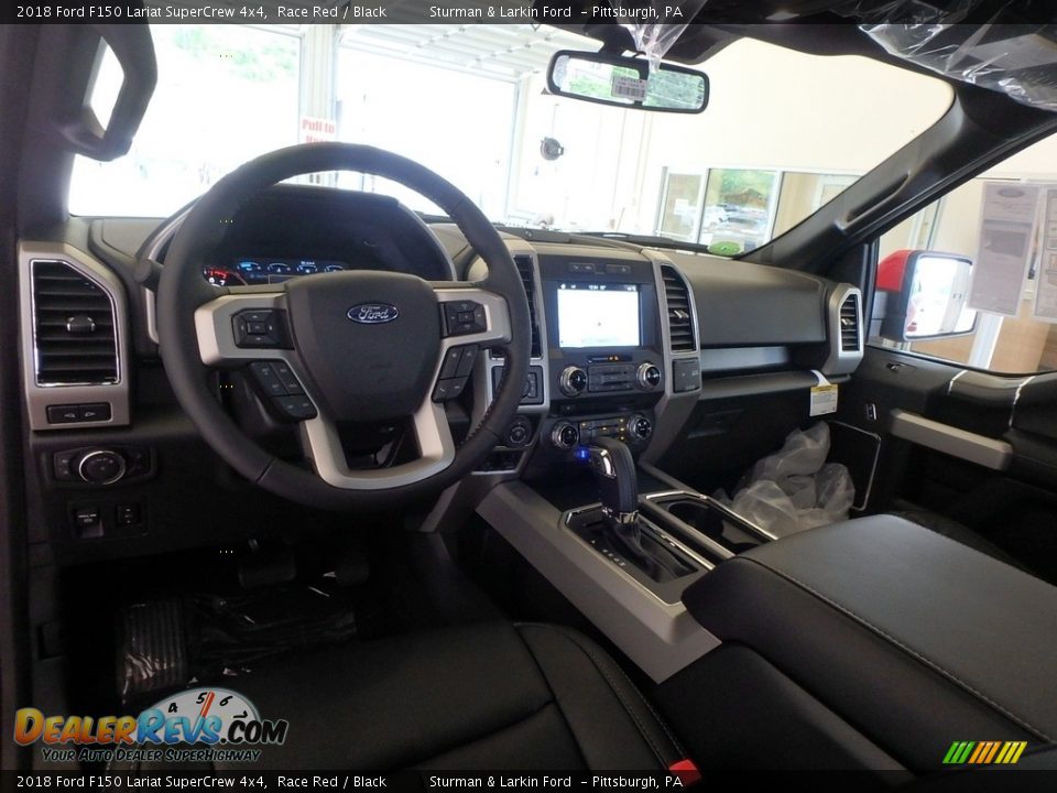 2018 Ford F150 Lariat SuperCrew 4x4 Race Red / Black Photo #8