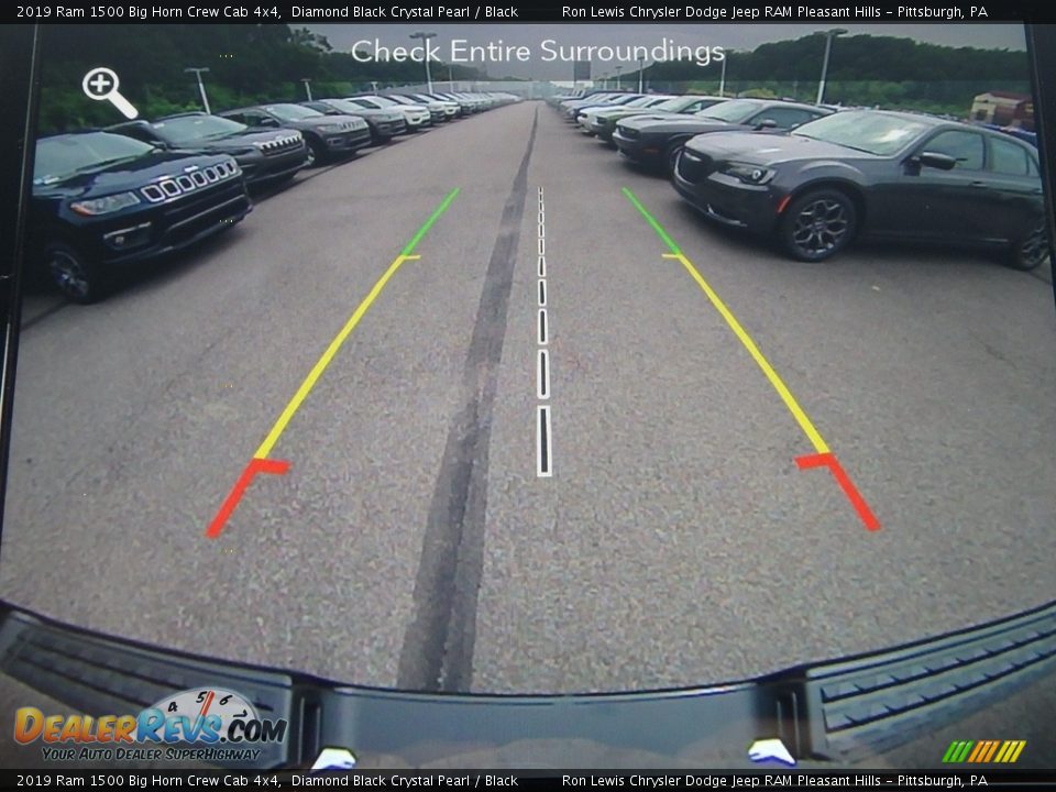 2019 Ram 1500 Big Horn Crew Cab 4x4 Diamond Black Crystal Pearl / Black Photo #18