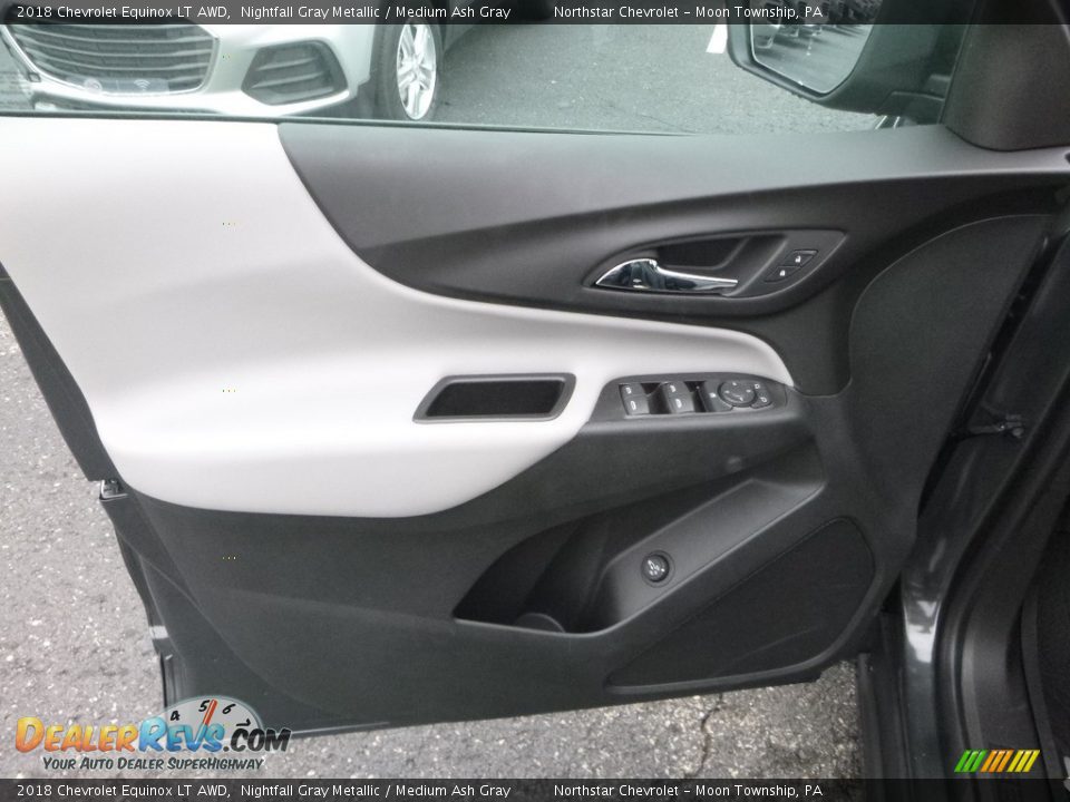 2018 Chevrolet Equinox LT AWD Nightfall Gray Metallic / Medium Ash Gray Photo #15