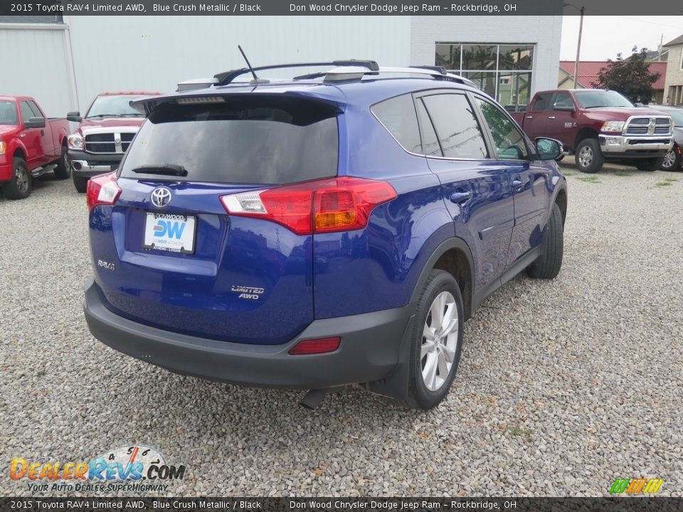 2015 Toyota RAV4 Limited AWD Blue Crush Metallic / Black Photo #10