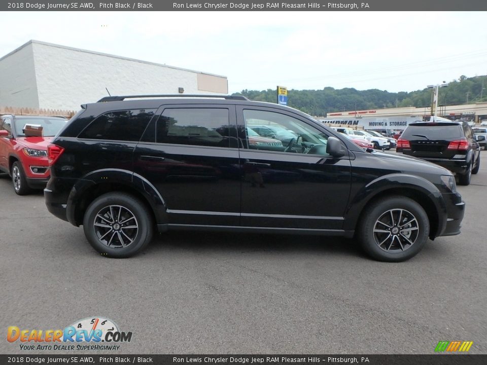 2018 Dodge Journey SE AWD Pitch Black / Black Photo #6