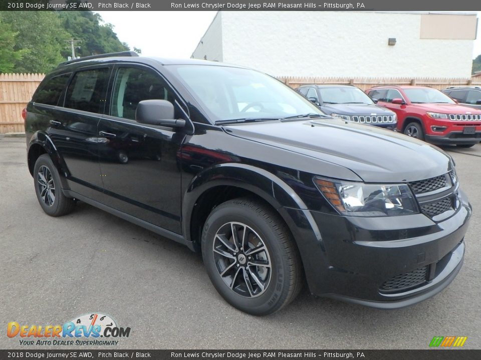 2018 Dodge Journey SE AWD Pitch Black / Black Photo #7