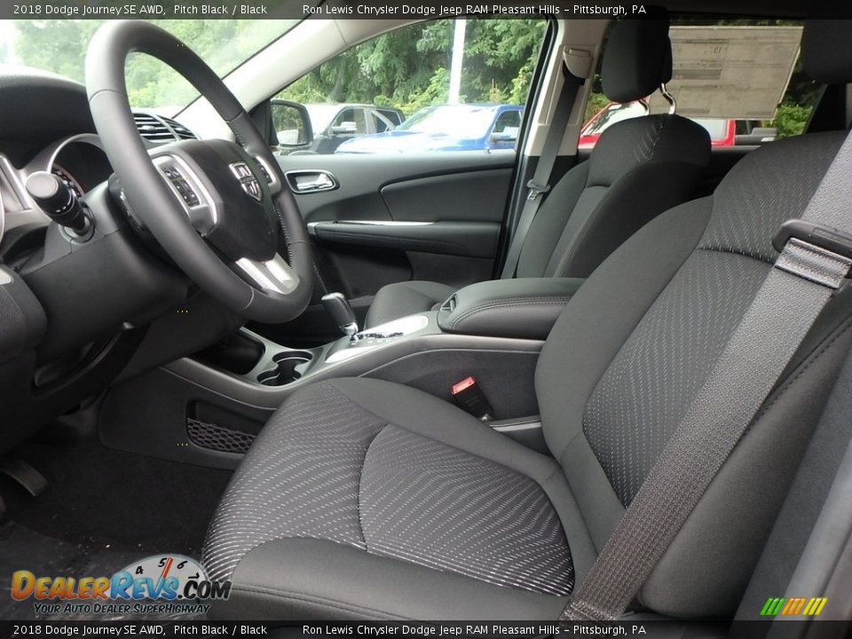 2018 Dodge Journey SE AWD Pitch Black / Black Photo #10