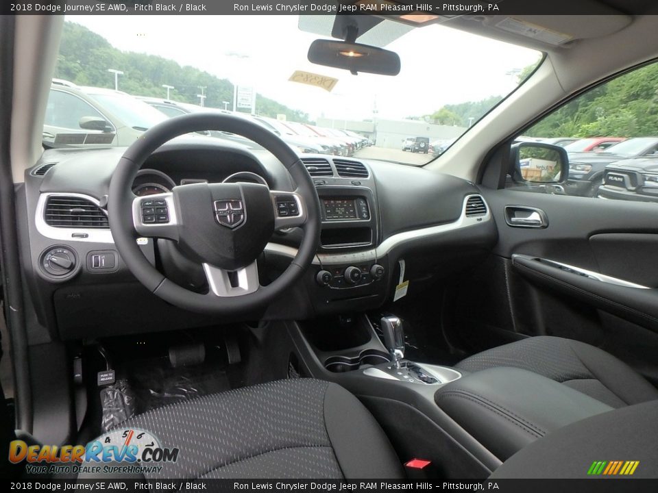 2018 Dodge Journey SE AWD Pitch Black / Black Photo #12