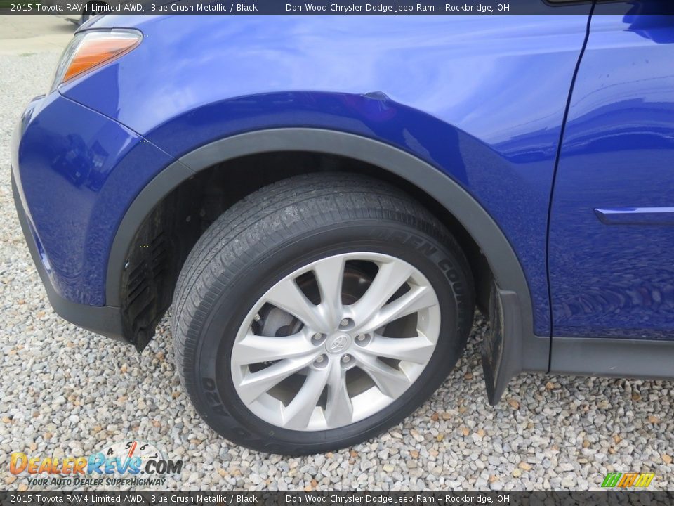 2015 Toyota RAV4 Limited AWD Blue Crush Metallic / Black Photo #24