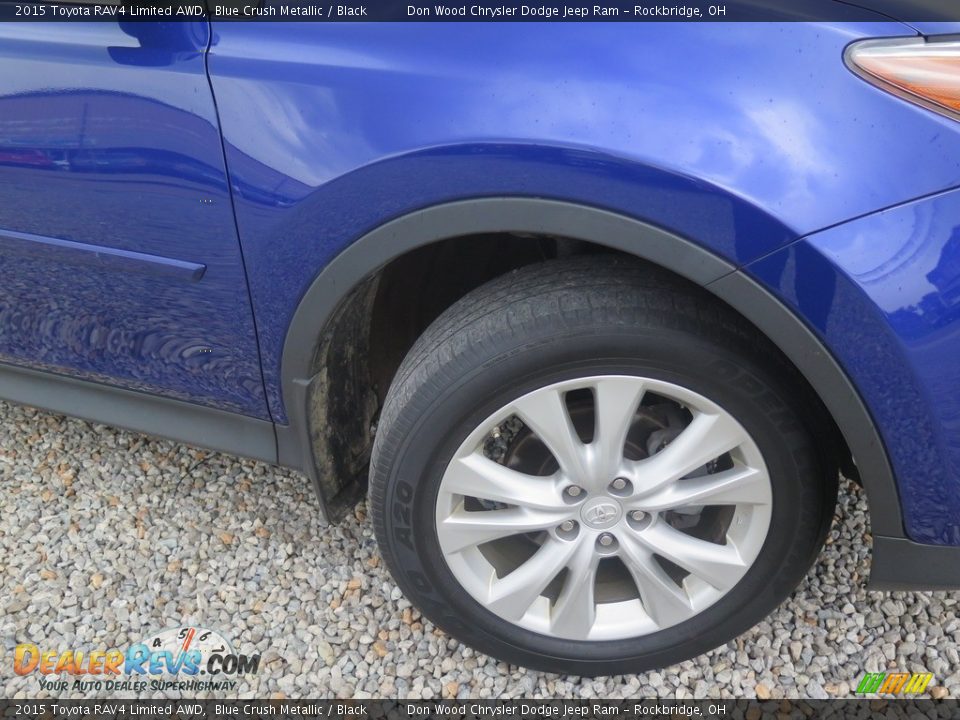 2015 Toyota RAV4 Limited AWD Blue Crush Metallic / Black Photo #27