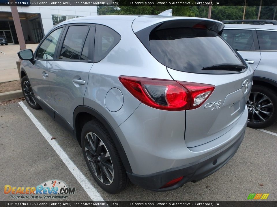 2016 Mazda CX-5 Grand Touring AWD Sonic Silver Metallic / Black Photo #2