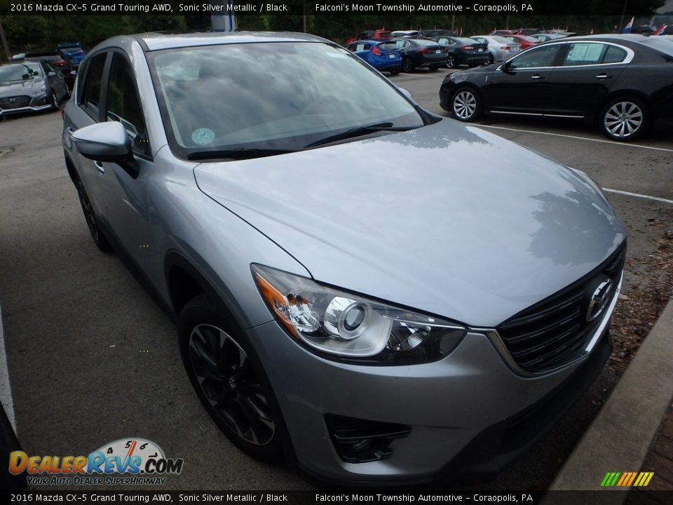 2016 Mazda CX-5 Grand Touring AWD Sonic Silver Metallic / Black Photo #5
