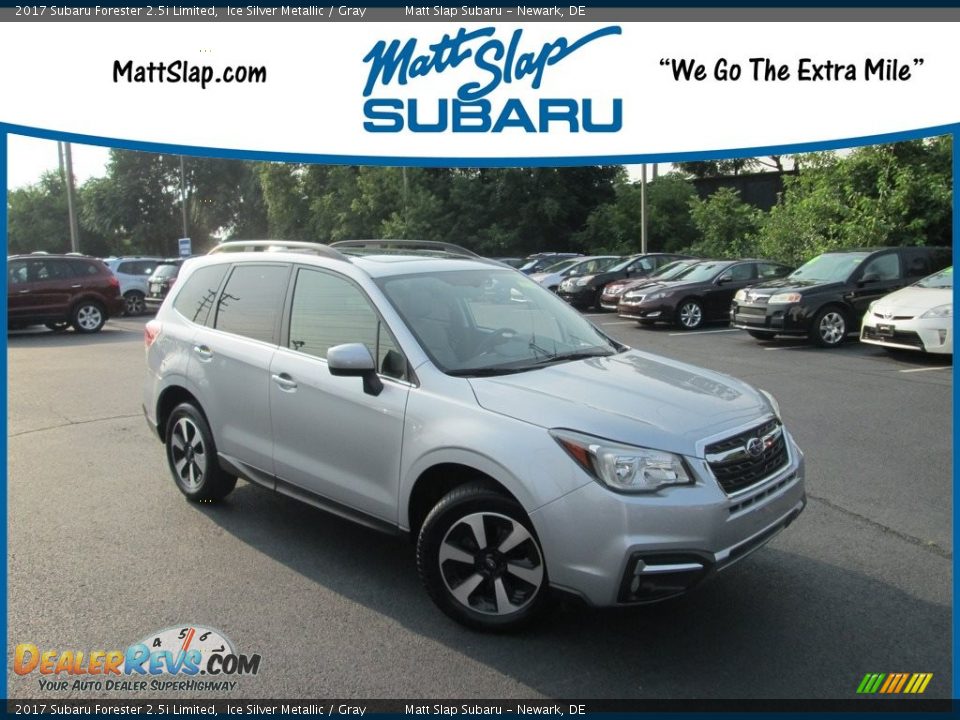 2017 Subaru Forester 2.5i Limited Ice Silver Metallic / Gray Photo #1