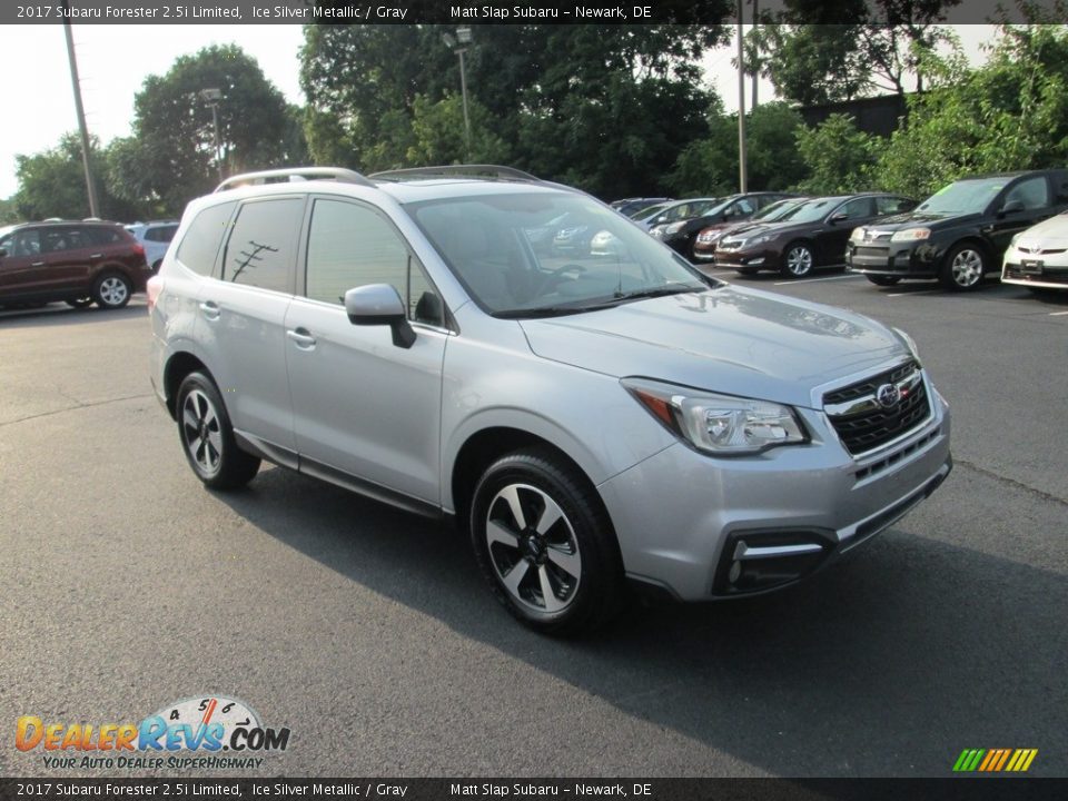 2017 Subaru Forester 2.5i Limited Ice Silver Metallic / Gray Photo #4