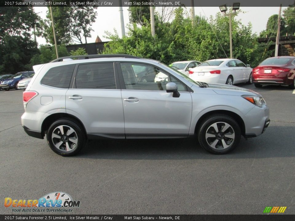 2017 Subaru Forester 2.5i Limited Ice Silver Metallic / Gray Photo #5