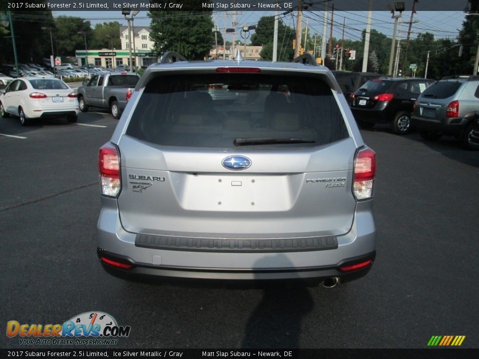 2017 Subaru Forester 2.5i Limited Ice Silver Metallic / Gray Photo #7