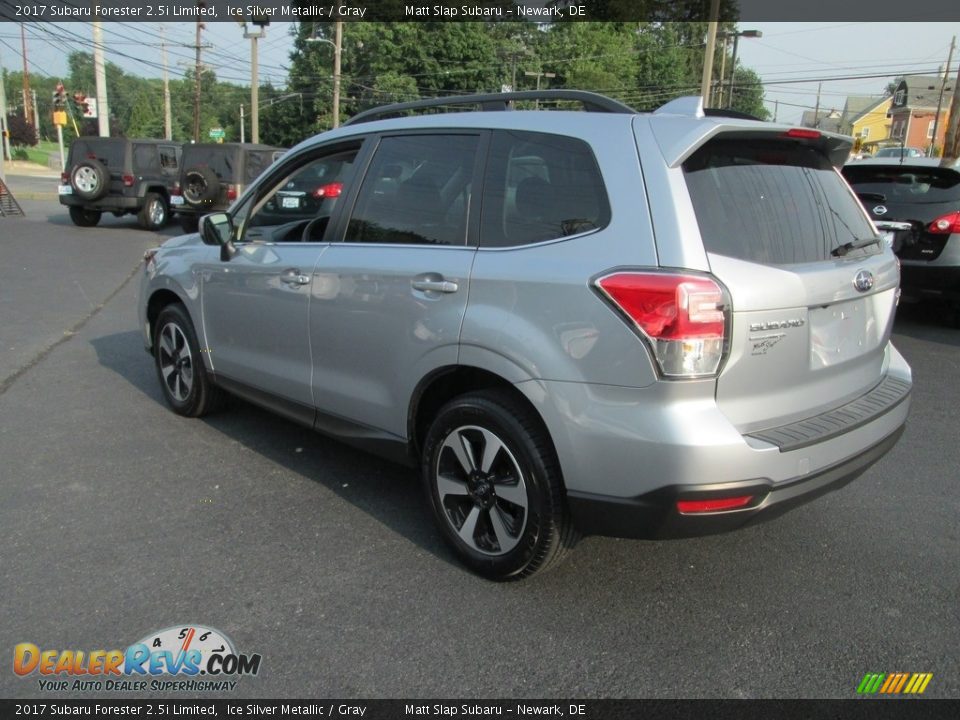 2017 Subaru Forester 2.5i Limited Ice Silver Metallic / Gray Photo #8