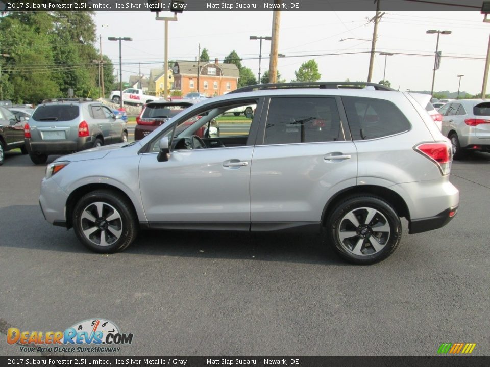 2017 Subaru Forester 2.5i Limited Ice Silver Metallic / Gray Photo #9