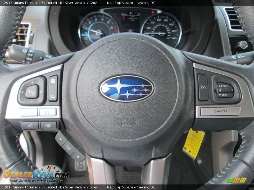 2017 Subaru Forester 2.5i Limited Ice Silver Metallic / Gray Photo #11