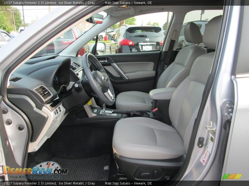 2017 Subaru Forester 2.5i Limited Ice Silver Metallic / Gray Photo #13