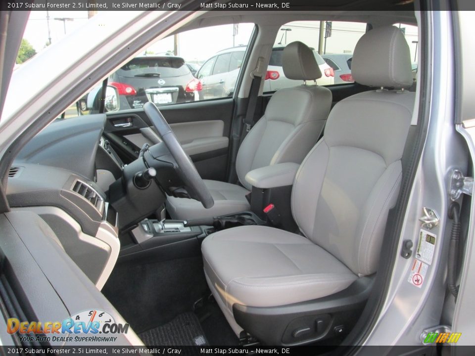 2017 Subaru Forester 2.5i Limited Ice Silver Metallic / Gray Photo #16