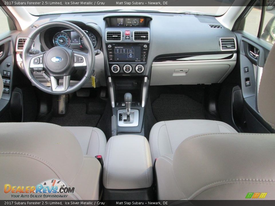 2017 Subaru Forester 2.5i Limited Ice Silver Metallic / Gray Photo #25