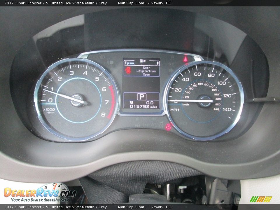 2017 Subaru Forester 2.5i Limited Ice Silver Metallic / Gray Photo #28