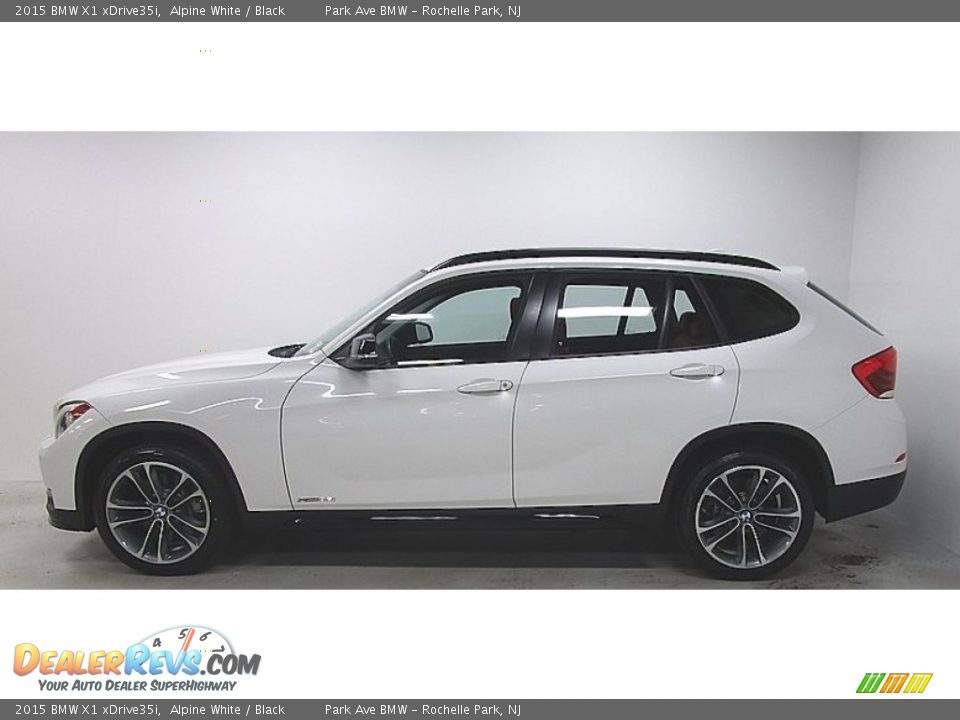 2015 BMW X1 xDrive35i Alpine White / Black Photo #2