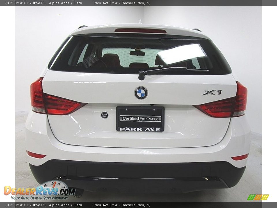2015 BMW X1 xDrive35i Alpine White / Black Photo #4