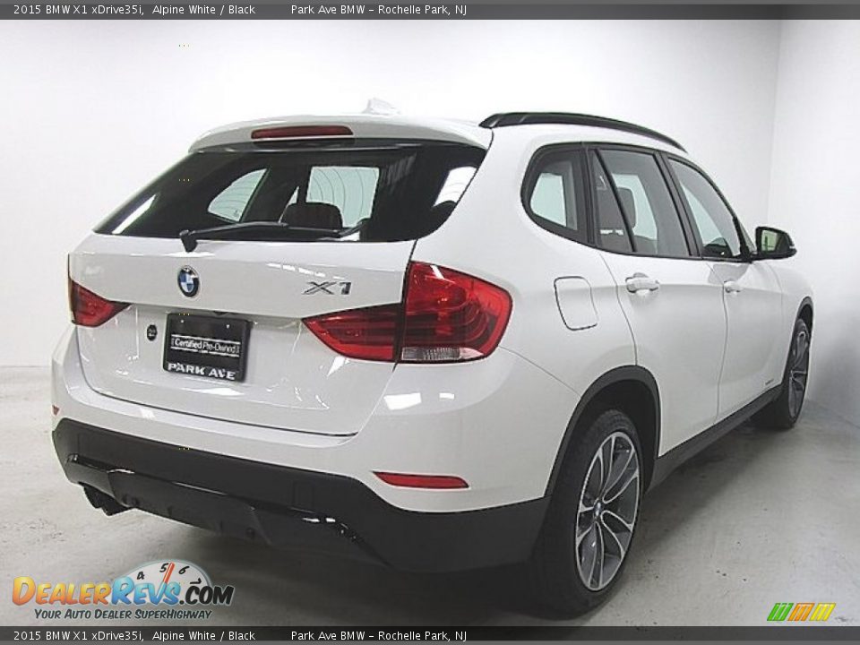 2015 BMW X1 xDrive35i Alpine White / Black Photo #5