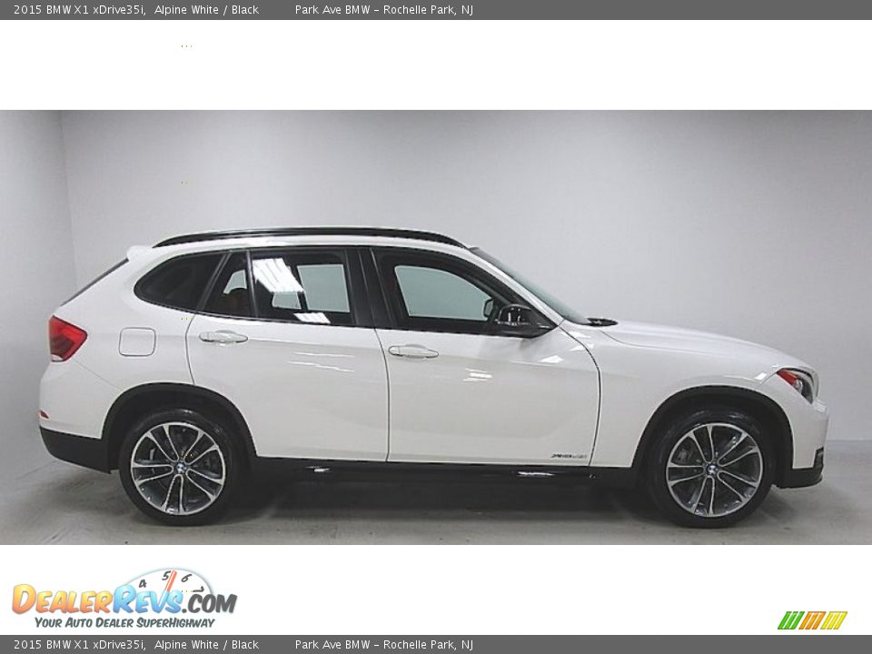 2015 BMW X1 xDrive35i Alpine White / Black Photo #6
