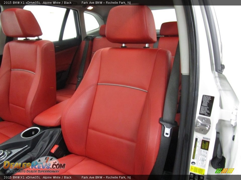 2015 BMW X1 xDrive35i Alpine White / Black Photo #10
