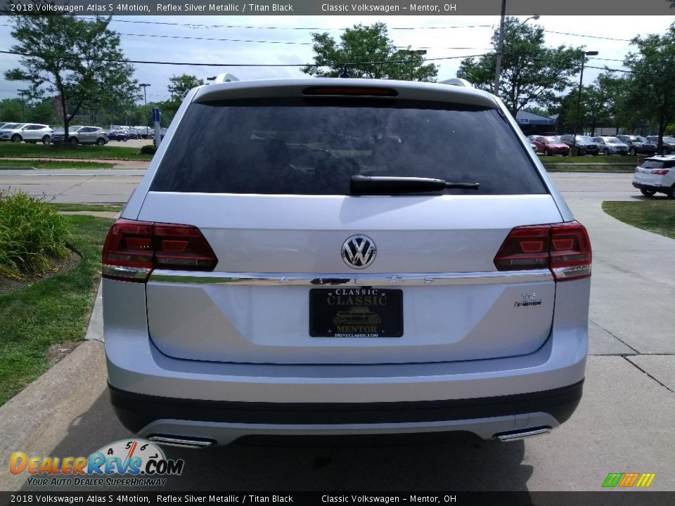 2018 Volkswagen Atlas S 4Motion Reflex Silver Metallic / Titan Black Photo #5