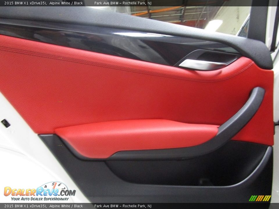 2015 BMW X1 xDrive35i Alpine White / Black Photo #12