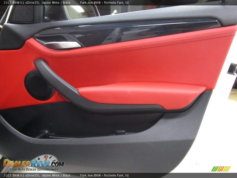 2015 BMW X1 xDrive35i Alpine White / Black Photo #15