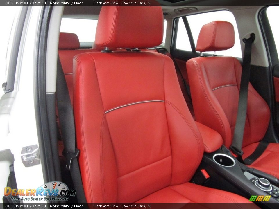 2015 BMW X1 xDrive35i Alpine White / Black Photo #16