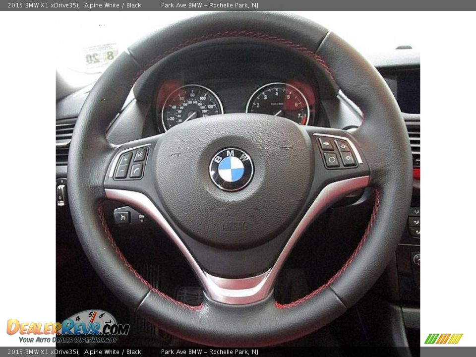 2015 BMW X1 xDrive35i Alpine White / Black Photo #25