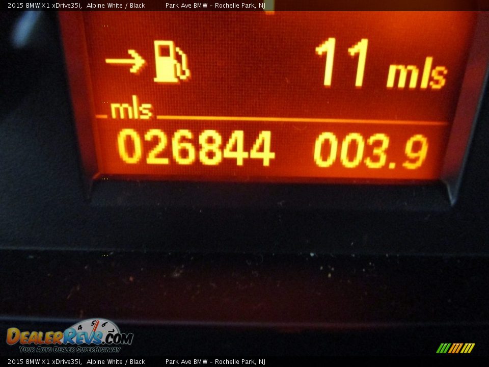 2015 BMW X1 xDrive35i Alpine White / Black Photo #26