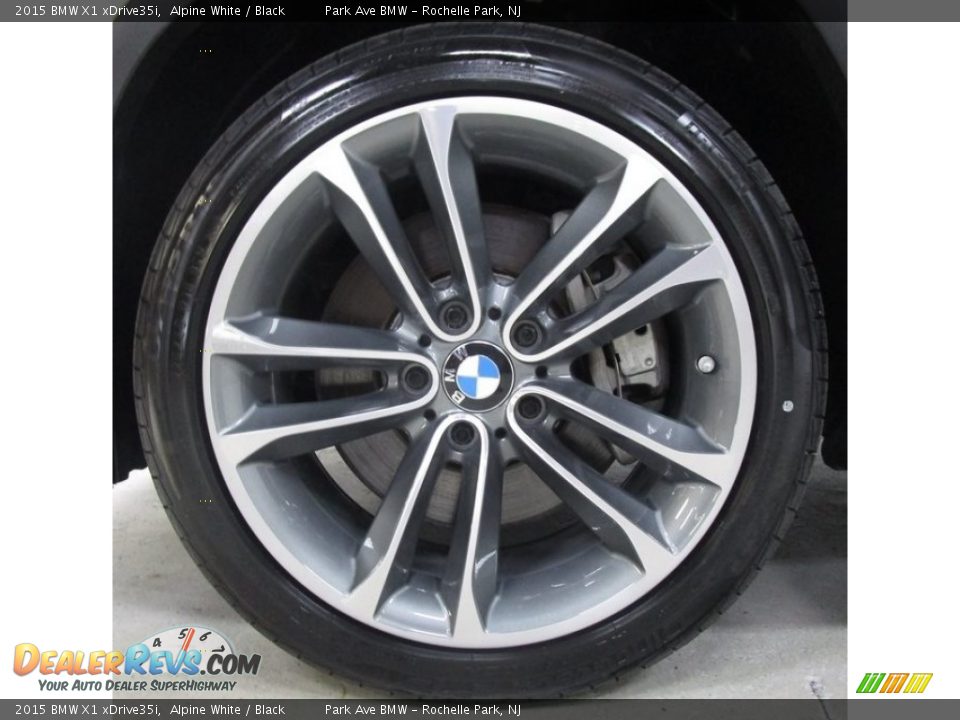 2015 BMW X1 xDrive35i Alpine White / Black Photo #30